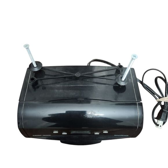 Black & Decker Slimline Spacemaker Can Opener Digital Clock with Hardware EC950B - Picture 7 of 9